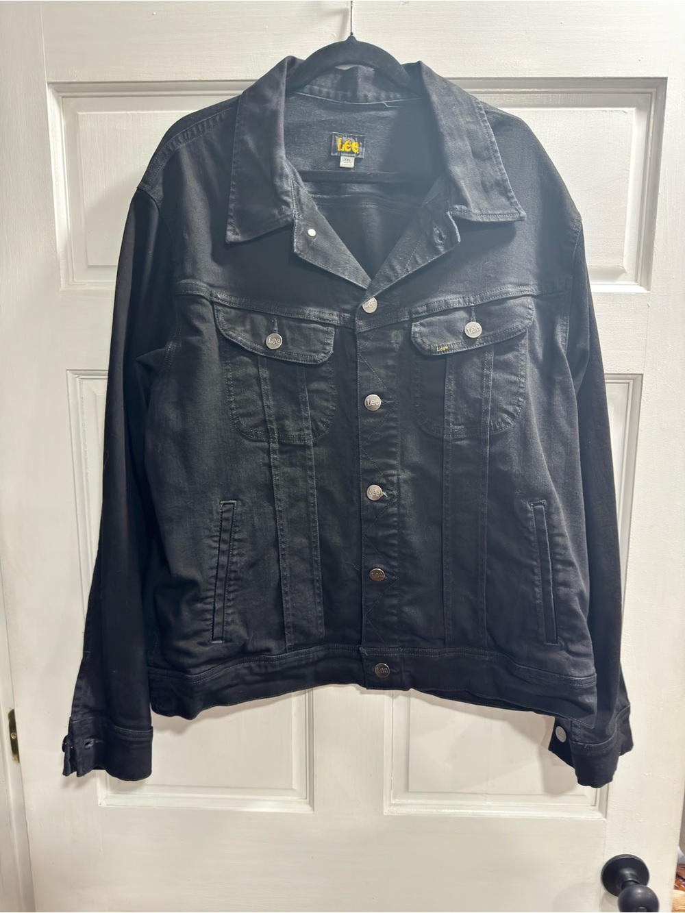 Lee Black Denim Trucker Jacket XXL New Without Tags (NWOT)